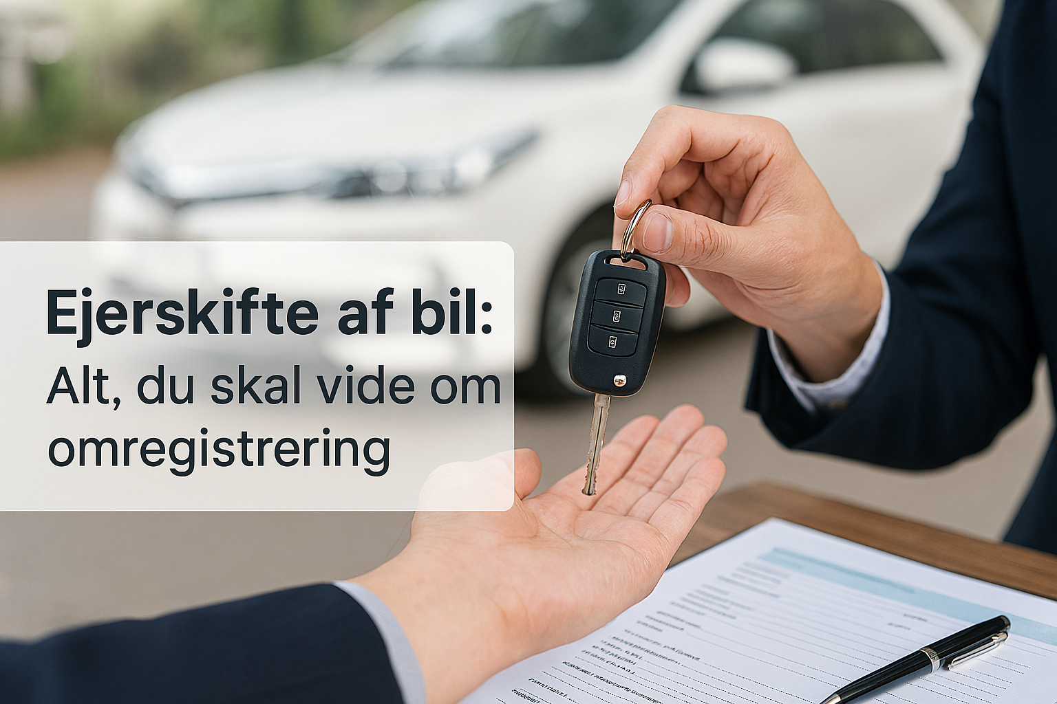 Bilnøgler og dokumenter ved ejerskifte af bil